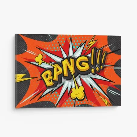 Obraz na płótnie komiksowa eksplozja pop art – Wallissimo®