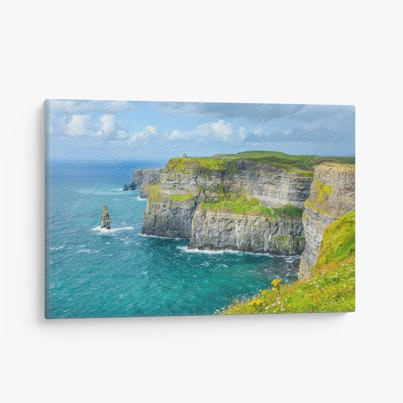 Obraz na płótnie dramatyczne klify nadmorskie i widok na ocean