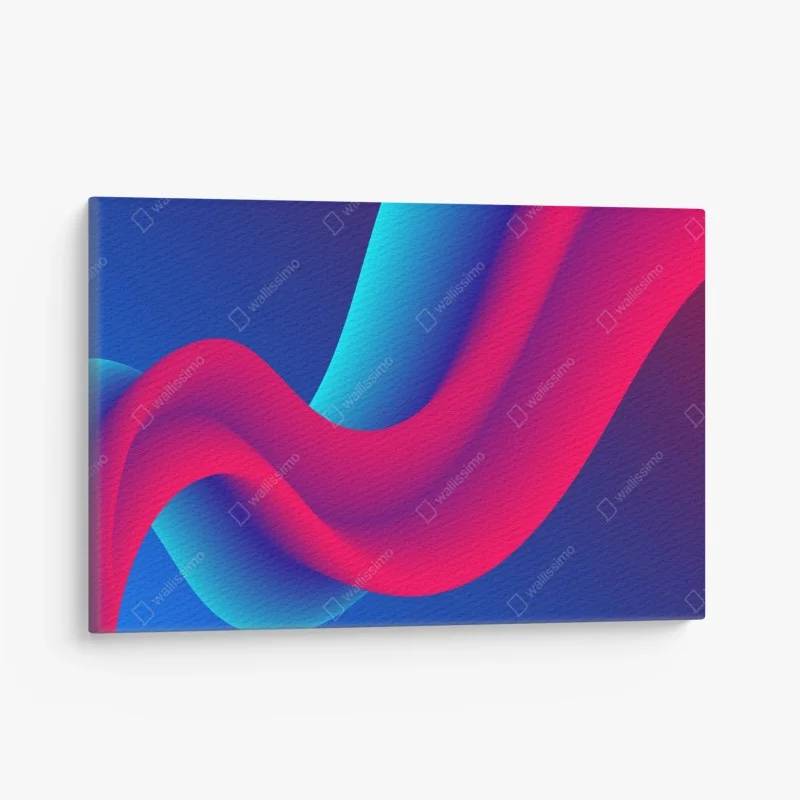 Obraz na płótnie żywe falujące gradienty