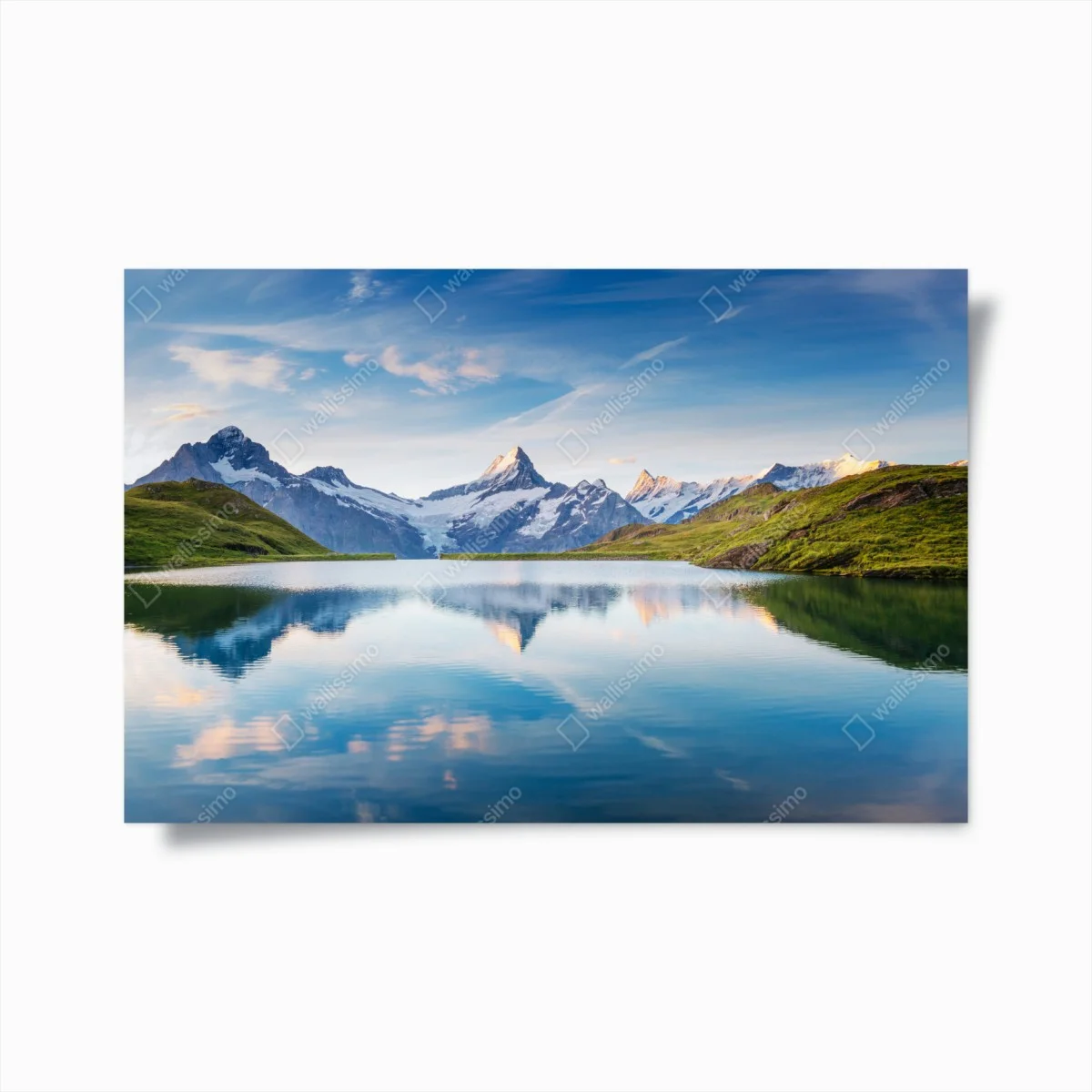 Plakat majestatyczne odbicie Alp przy Bachalpsee – Wallissimo® Plakat majestatyczne odbicie Alp przy Bachalpsee – Wallissimo®