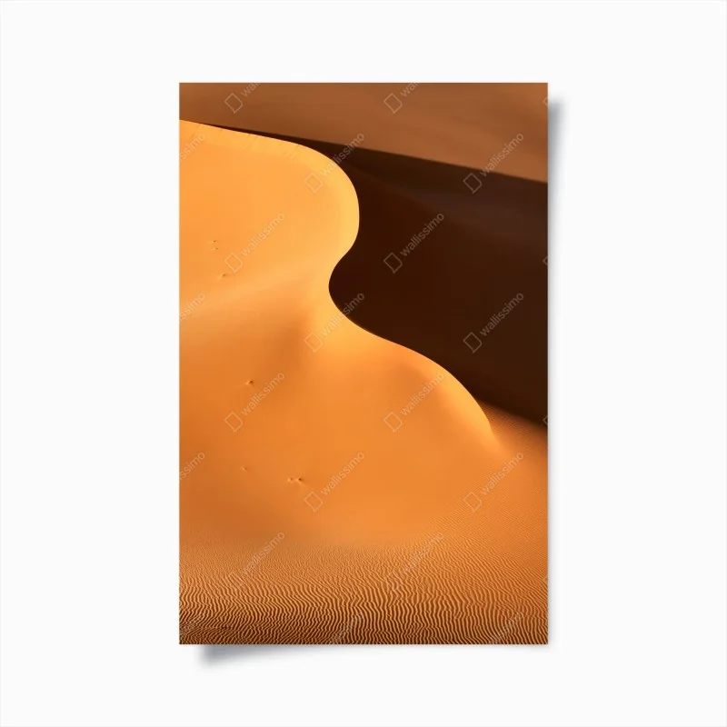 Plakat złote krzywizny wydmy