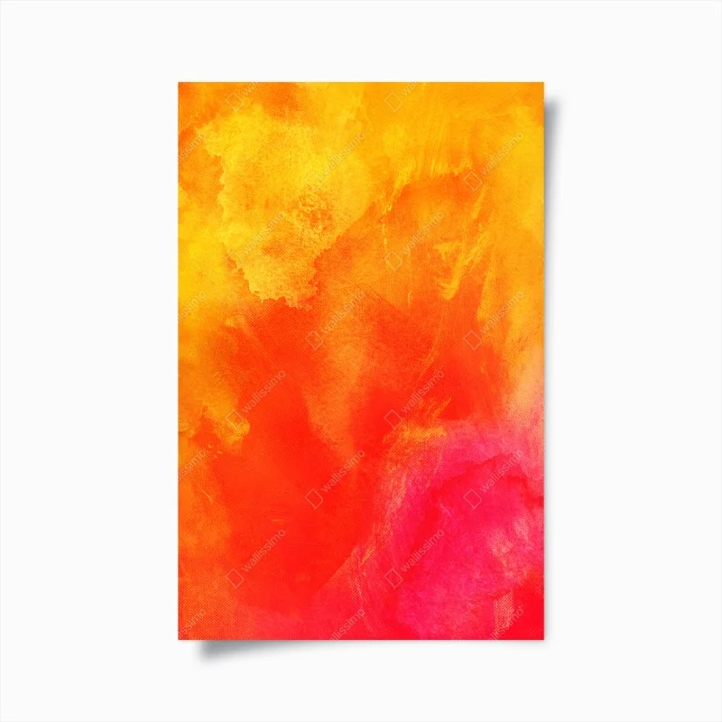 Plakat żywy pomarańczowy gradient abstrakcyjny