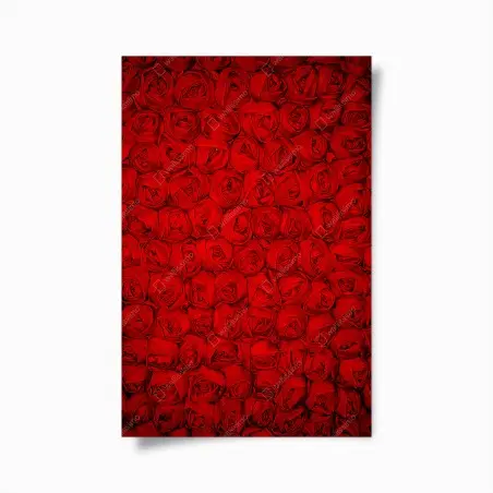 Plakat nieskończone czerwone róże – Wallissimo®