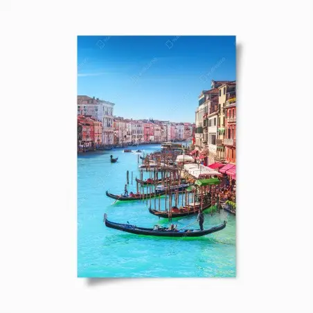 Plakat Wenecja wielki kanał panorama miasta – Wallissimo®