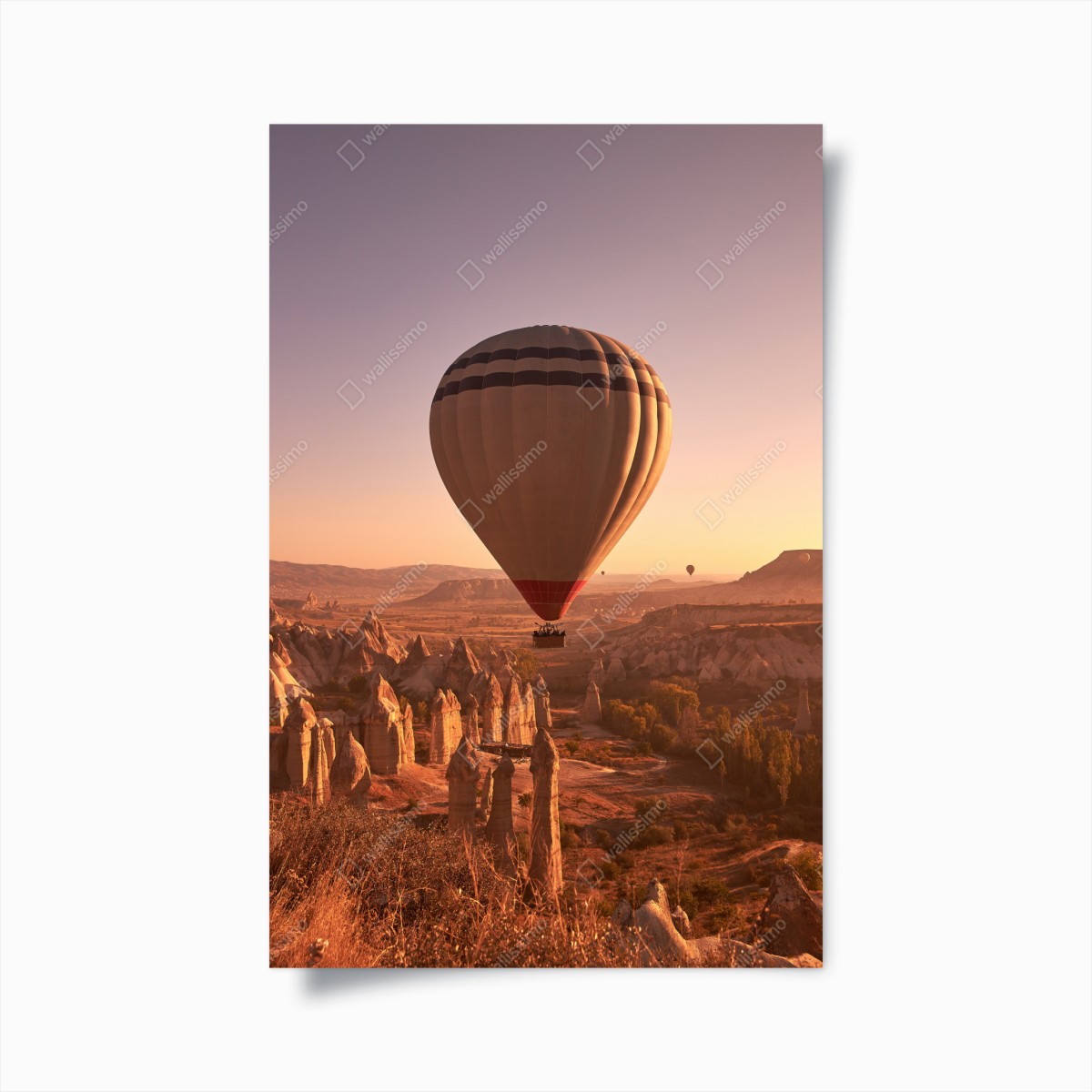 Plakat balon nad Kapadocją o wschodzie słońca – Wallissimo®