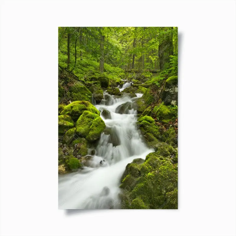 Plakat mechowy wodospad – Wallissimo®