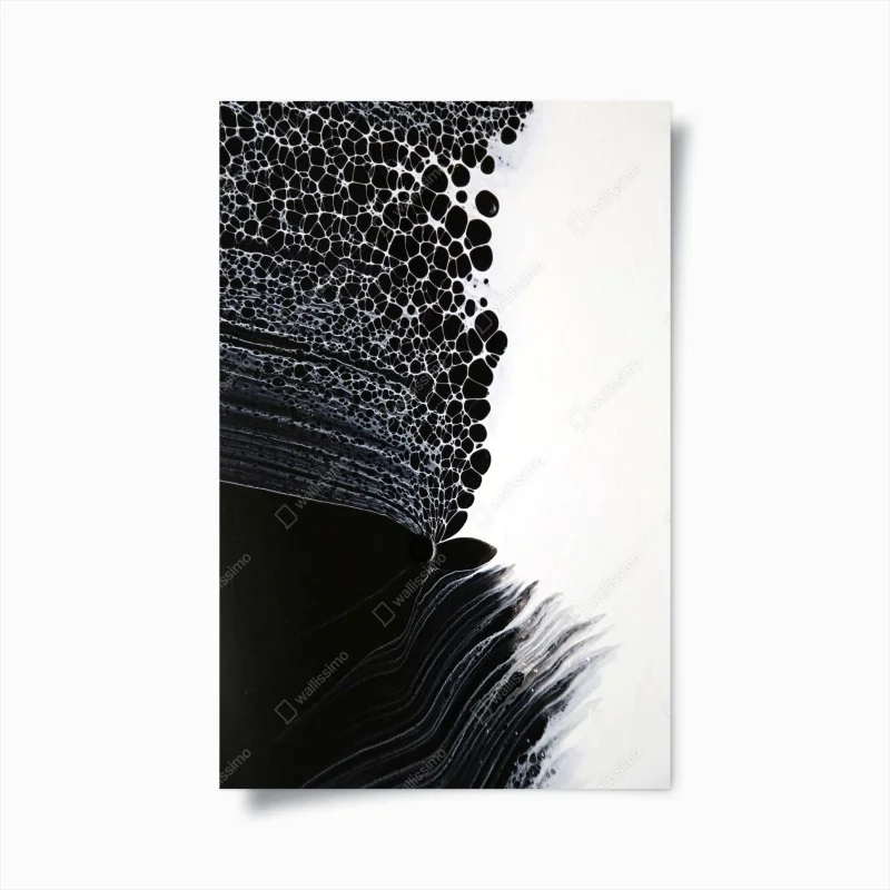 Plakat monochromatyczny przepływ komórek