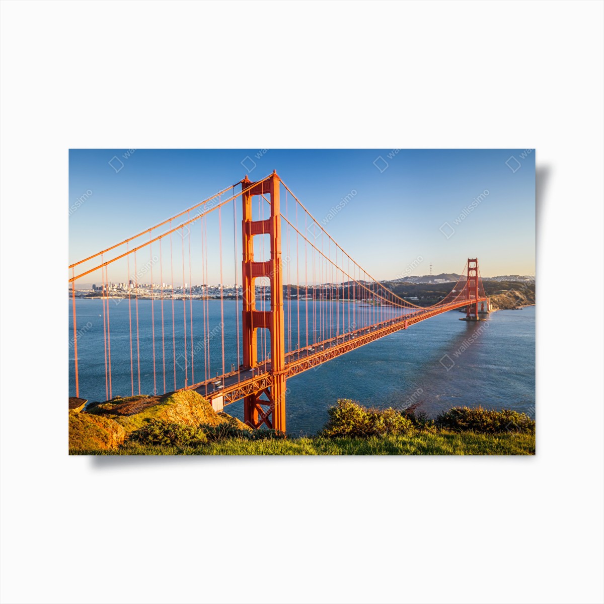 Plakat panoramiczny widok na most Golden Gate – Wallissimo®