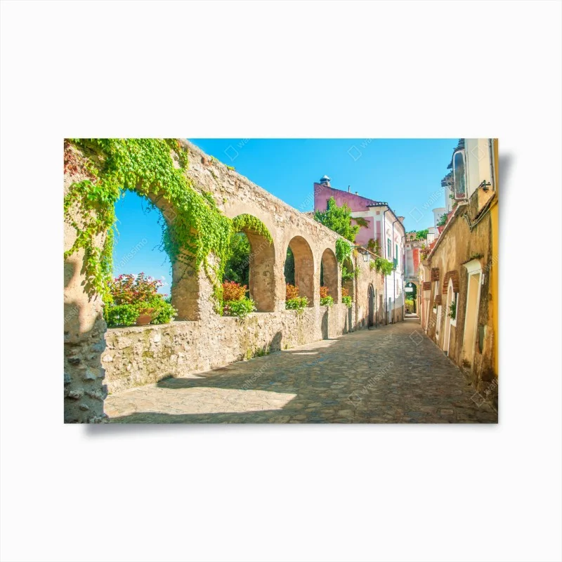 Plakat słoneczne łuki w Ravello