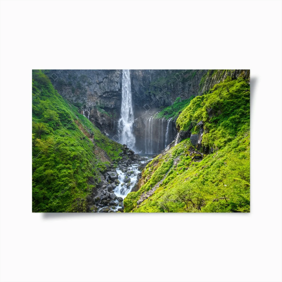 Plakat krajobraz wodospadu Kegon w Nikko – Wallissimo® Plakat krajobraz wodospadu Kegon w Nikko – Wallissimo®