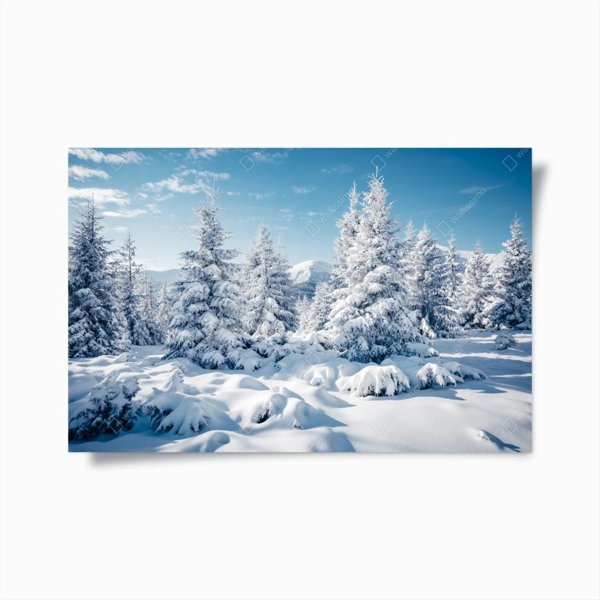 Plakat zimowy spokój w Karpatach – Wallissimo® Plakat zimowy spokój w Karpatach – Wallissimo®