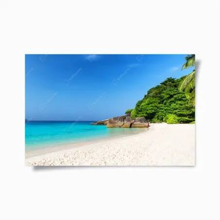 Plakat Wyspy Similan turkusowa plaża – Wallissimo®