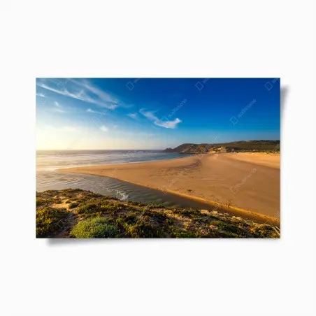 Plakat Praia da Amoreira panoramiczny widok – Wallissimo®