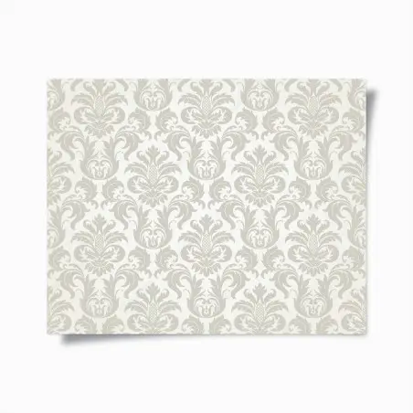 Plakat elegancki beżowy wzór damask – Wallissimo®