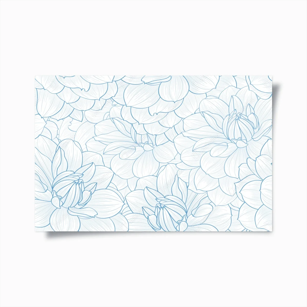 Plakat delikatny niebieski motyw kwiatowy – Wallissimo® Plakat delikatny niebieski motyw kwiatowy – Wallissimo®