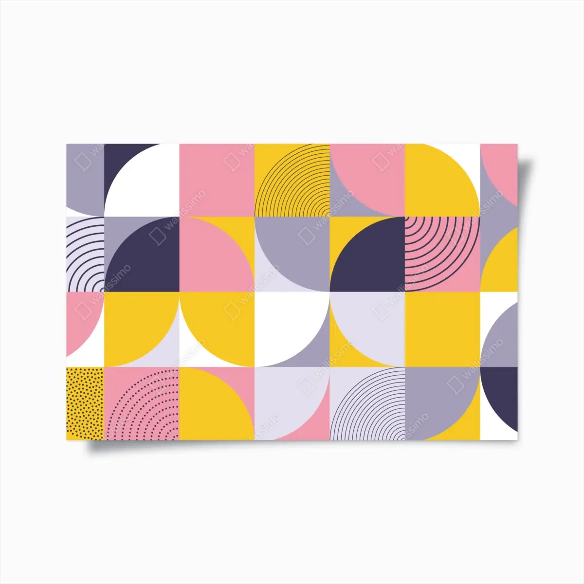 Plakat pastelowa geometryczna mozaika – Wallissimo® Plakat pastelowa geometryczna mozaika – Wallissimo®