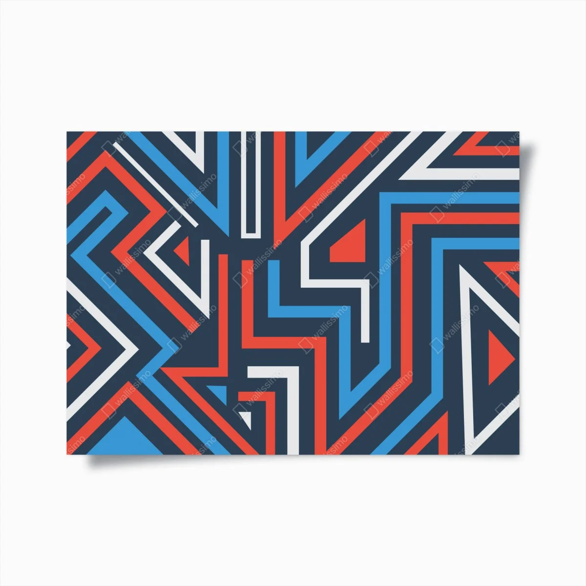 Plakat odważne geometryczne linie – Wallissimo® Plakat odważne geometryczne linie – Wallissimo®