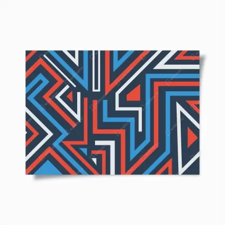 Plakat odważne geometryczne linie – Wallissimo®