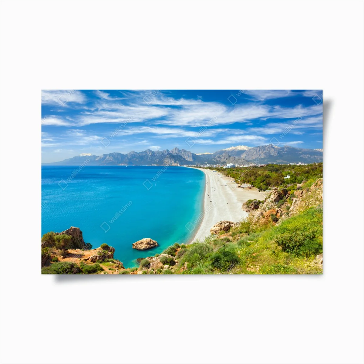 Plakat spokojna plaża Konyaalti, Antalya – Wallissimo® Plakat spokojna plaża Konyaalti, Antalya – Wallissimo®
