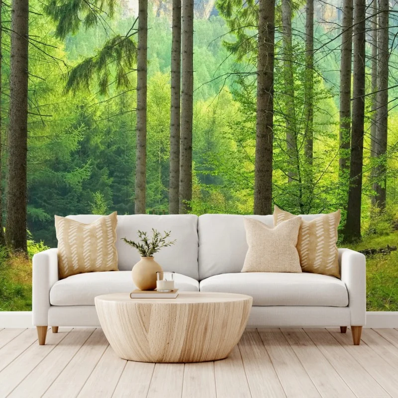 Fototapeta słoneczna ścieżka leśna – Wallissimo® Fototapeta słoneczna ścieżka leśna – Wallissimo®