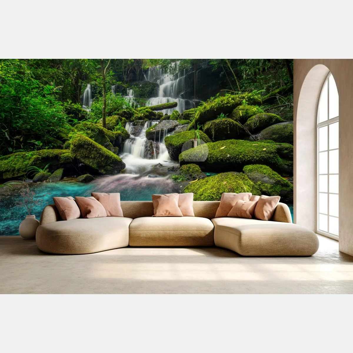 Fototapeta spokojny wodospad w Phu Tub Berk, Tajlandia – Wallissimo® Fototapeta spokojny wodospad w Phu Tub Berk, Tajlandia – Wallissimo®