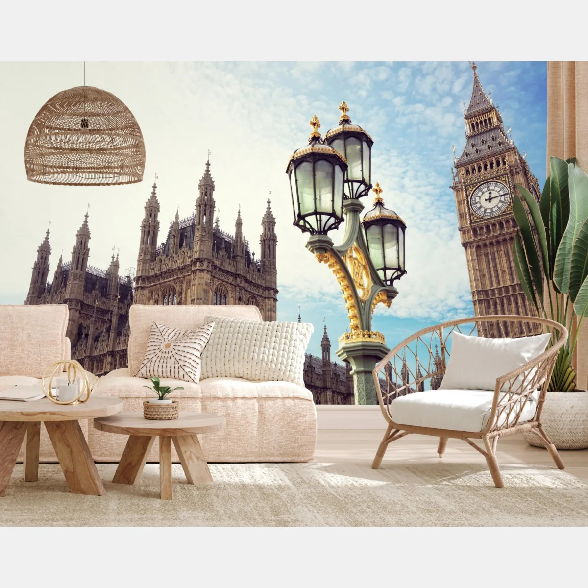 Fototapeta Big Ben i Pałac Westminsterski w Londynie – Wallissimo® Fototapeta Big Ben i Pałac Westminsterski w Londynie – Wallissimo®