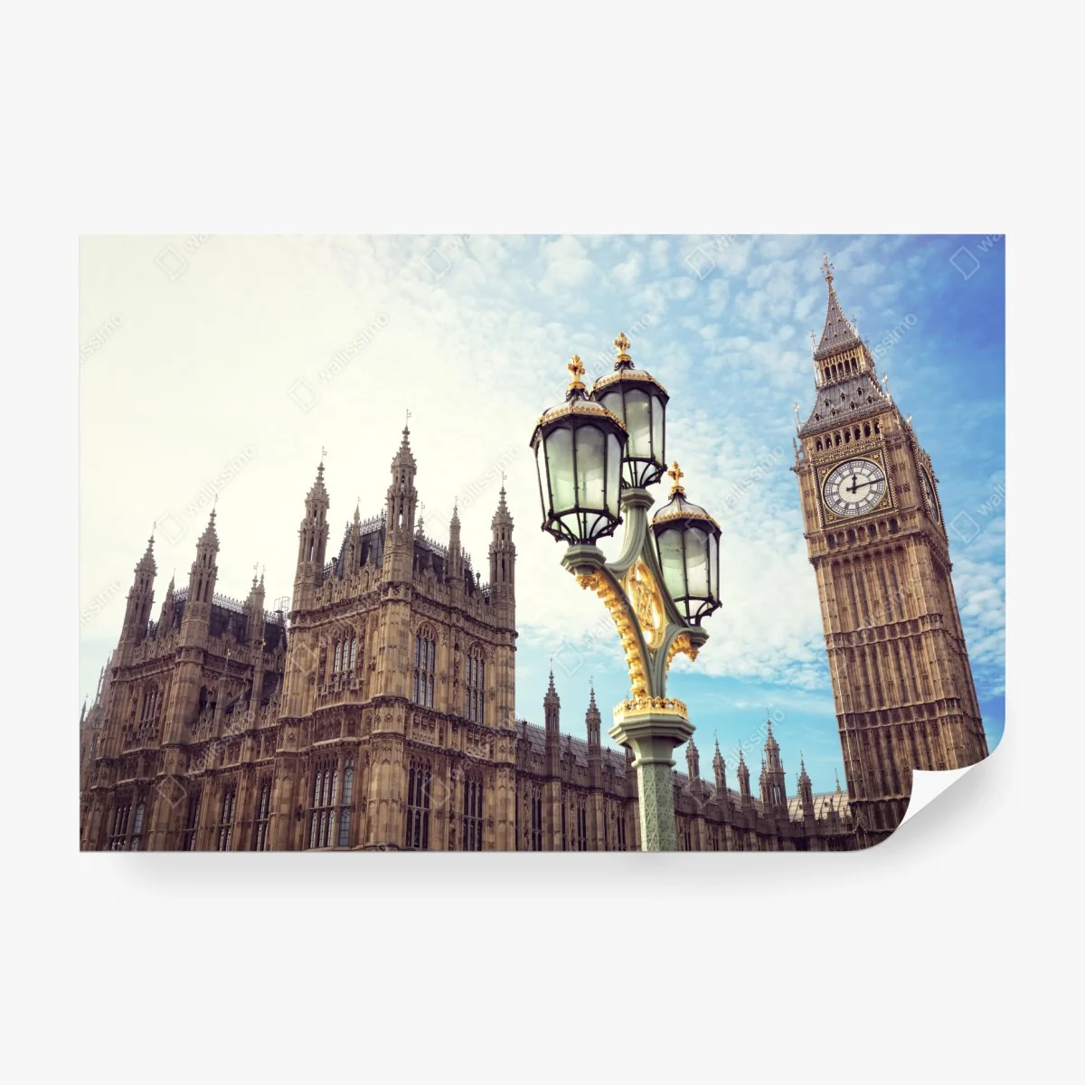 Fototapeta Big Ben i Pałac Westminsterski w Londynie – Wallissimo® Fototapeta Big Ben i Pałac Westminsterski w Londynie – Wallissimo®
