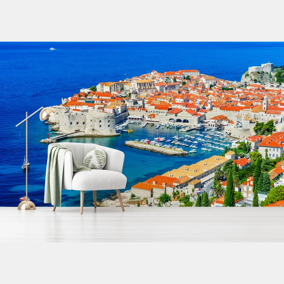 Fototapeta Dubrownik panorama starego miasta – Wallissimo® Fototapeta Dubrownik panorama starego miasta – Wallissimo®