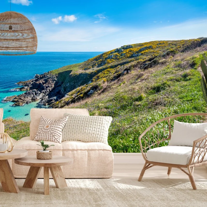 Fototapeta ścieżka wybrzeżna do Hor Point, St Ives – Wallissimo® Fototapeta ścieżka wybrzeżna do Hor Point, St Ives – Wallissimo®