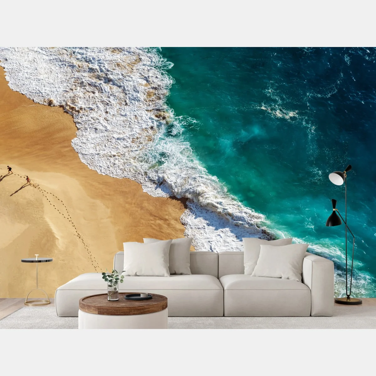 Fototapeta turkusowe fale na plaży Kelingking – Wallissimo® Fototapeta turkusowe fale na plaży Kelingking – Wallissimo®