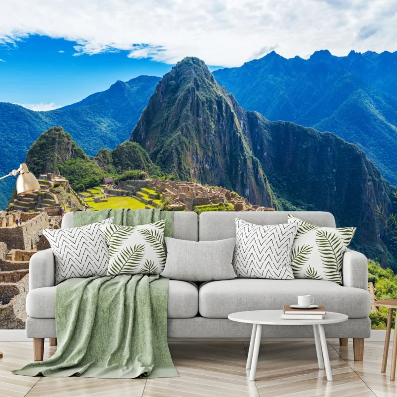 Fototapeta Machu Picchu starożytna cytadela Andów – Wallissimo® Fototapeta Machu Picchu starożytna cytadela Andów – Wallissimo®