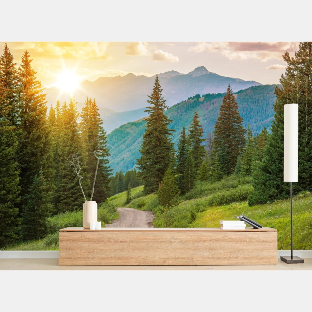 Fototapeta Colorado górska ścieżka o wschodzie słońca – Wallissimo® Fototapeta Colorado górska ścieżka o wschodzie słońca – Wallissimo®