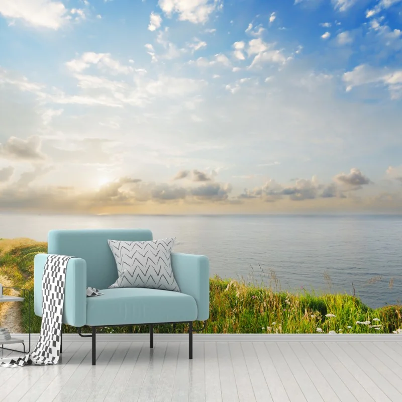 Fototapeta słoneczna nadmorska ścieżka prowadząca do morza – Wallissimo® Fototapeta słoneczna nadmorska ścieżka prowadząca do morza – Wallissimo®