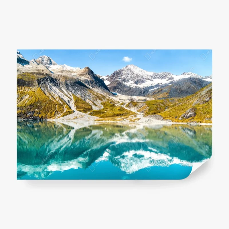 Fototapeta turkusowa górska oaza – Wallissimo®