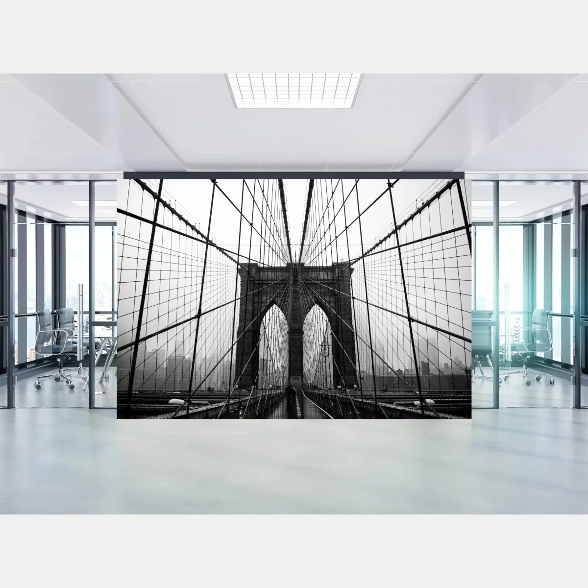 Fototapeta Most Brookliński geometryczna perspektywa – Wallissimo® Fototapeta Most Brookliński geometryczna perspektywa – Wallissimo®