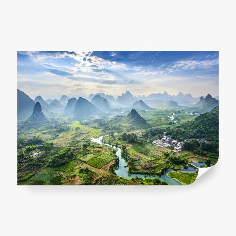 Fototapeta zabawna mapa świata ze zwierzętami – Wallissimo®