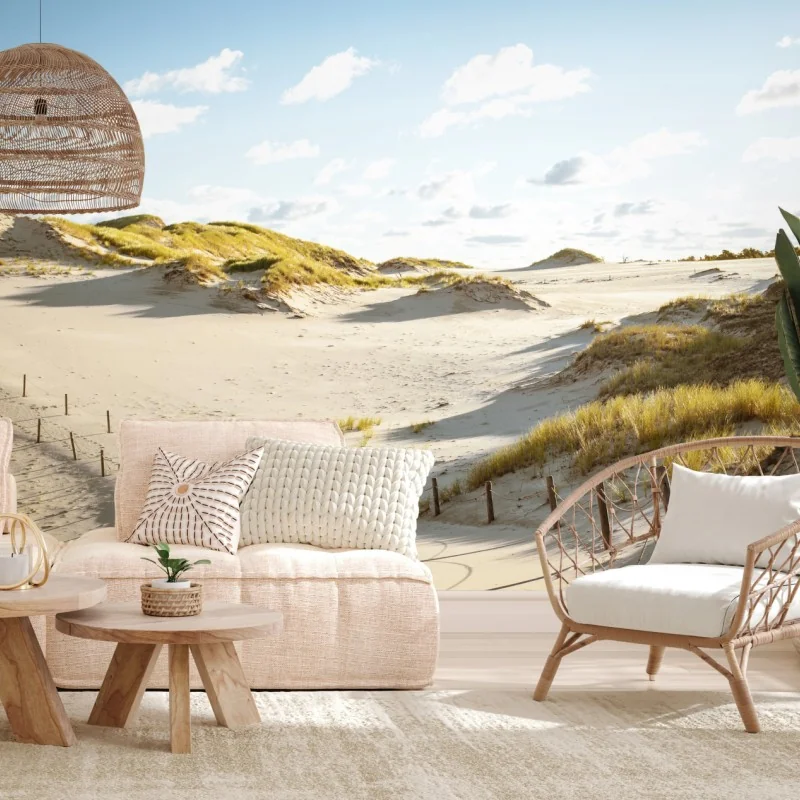 Fototapeta spokojne wydmy Słowińskiego Parku Narodowego – Wallissimo® Fototapeta spokojne wydmy Słowińskiego Parku Narodowego – Wallissimo®