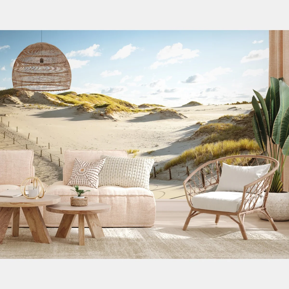 Fototapeta spokojne wydmy Słowińskiego Parku Narodowego – Wallissimo® Fototapeta spokojne wydmy Słowińskiego Parku Narodowego – Wallissimo®