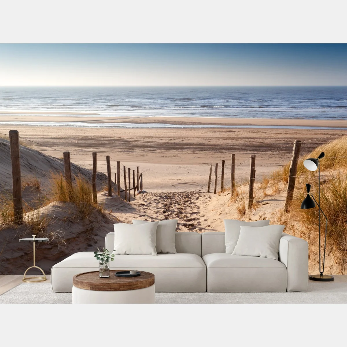 Fototapeta słoneczna ścieżka nad Morzem Północnym – Wallissimo® Fototapeta słoneczna ścieżka nad Morzem Północnym – Wallissimo®