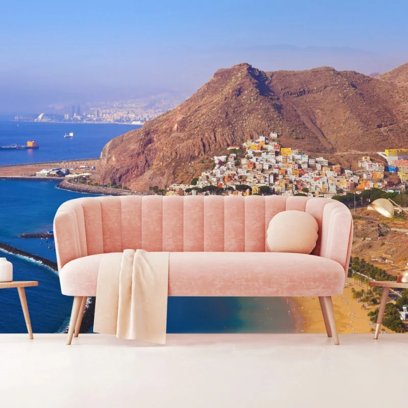 Fototapeta plażowy pejzaż Playa de Las Teresitas, Teneryfa – Wallissimo® Fototapeta plażowy pejzaż Playa de Las Teresitas, Teneryfa – Wallissimo®