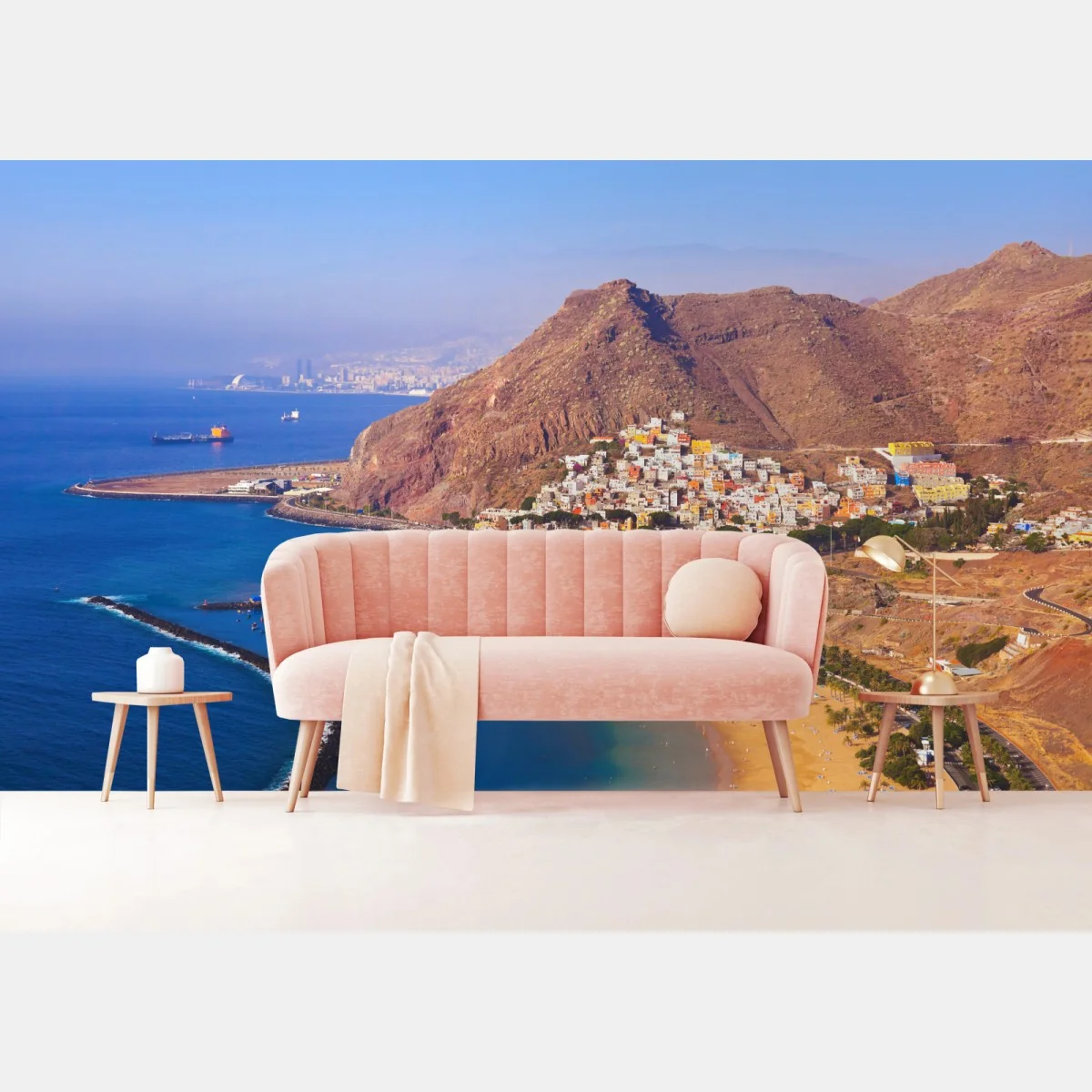 Fototapeta plażowy pejzaż Playa de Las Teresitas, Teneryfa – Wallissimo® Fototapeta plażowy pejzaż Playa de Las Teresitas, Teneryfa – Wallissimo®