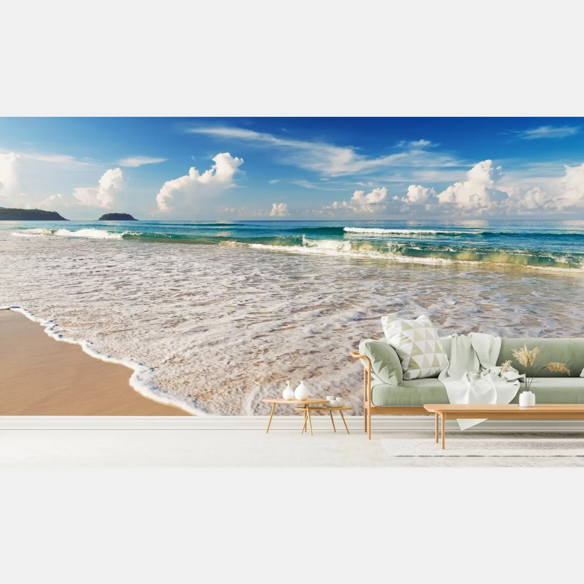Fototapeta plaża Karon, Phuket poranek spokoju – Wallissimo® Fototapeta plaża Karon, Phuket poranek spokoju – Wallissimo®