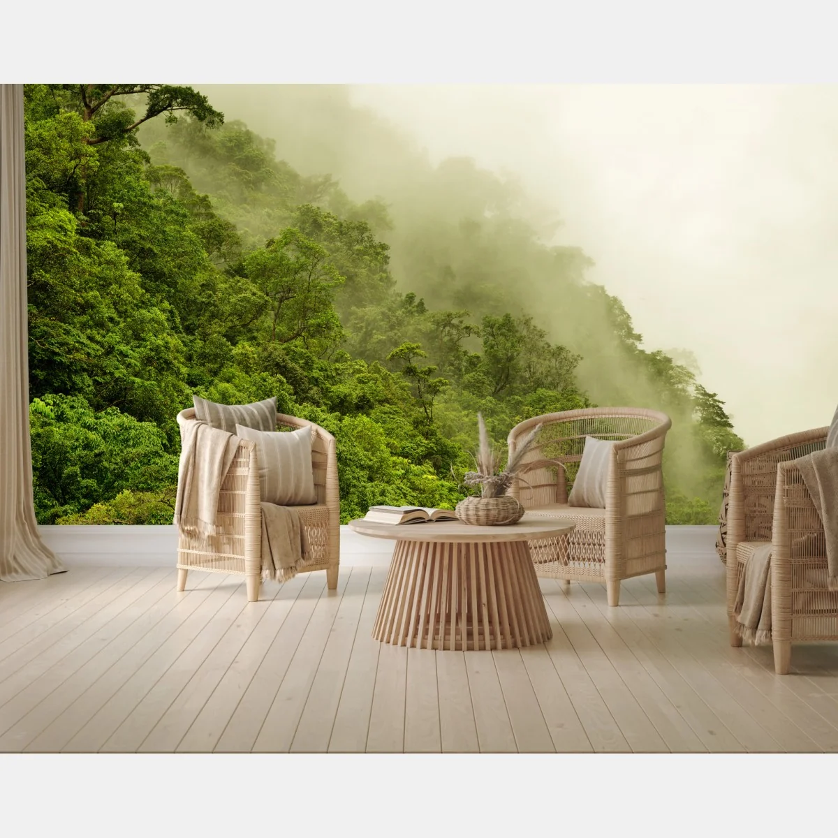 Fototapeta mglisty las deszczowy w pobliżu Cairns – Wallissimo® Fototapeta mglisty las deszczowy w pobliżu Cairns – Wallissimo®