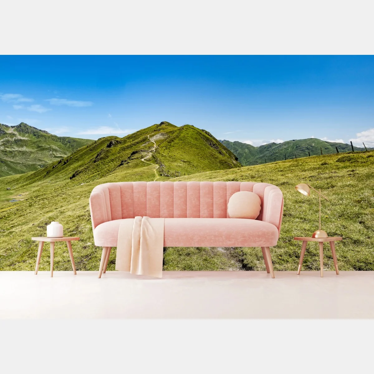 Fototapeta kręty szlak w Zillertalu – Wallissimo® Fototapeta kręty szlak w Zillertalu – Wallissimo®