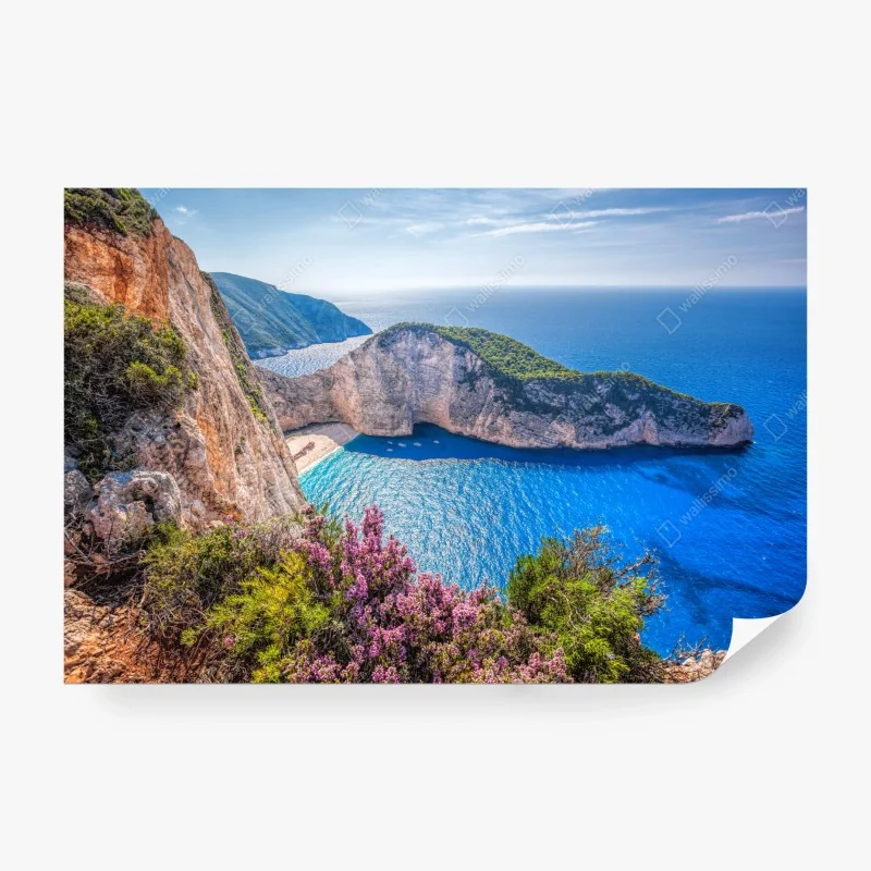 Fototapeta ręcznie rysowany wzór tropikalnych owoców – Wallissimo®