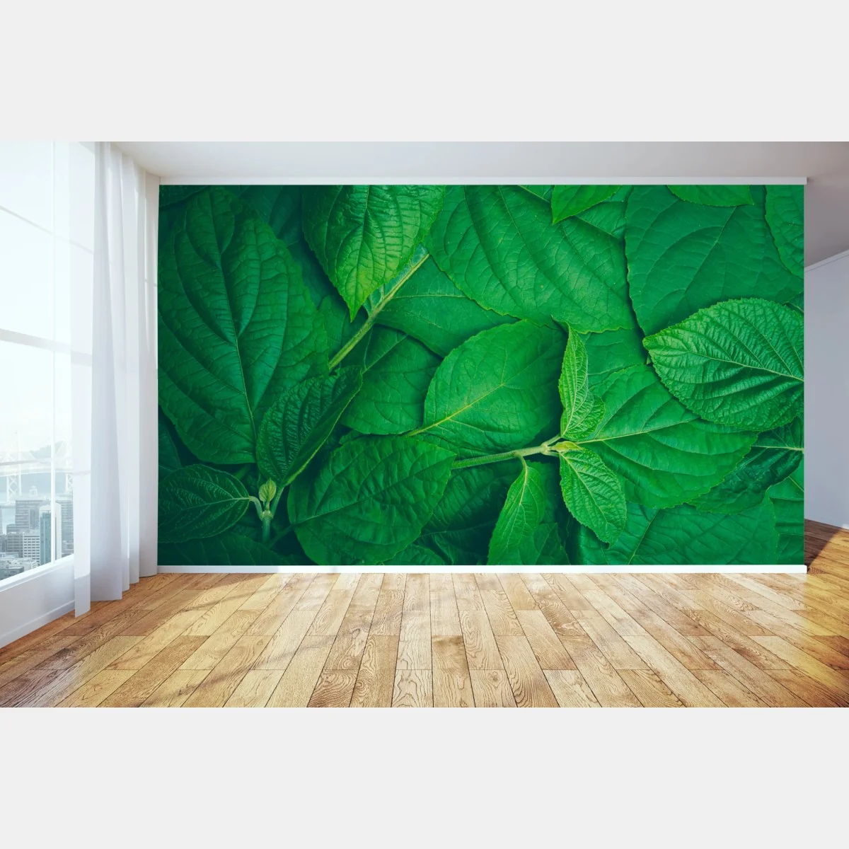 Fototapeta soczyste zielone liście – Wallissimo® Fototapeta soczyste zielone liście – Wallissimo®