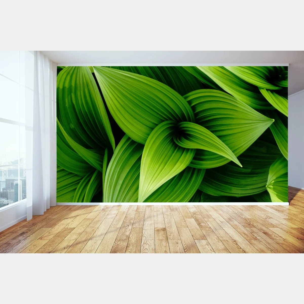 Fototapeta gęste zielone liście – Wallissimo® Fototapeta gęste zielone liście – Wallissimo®