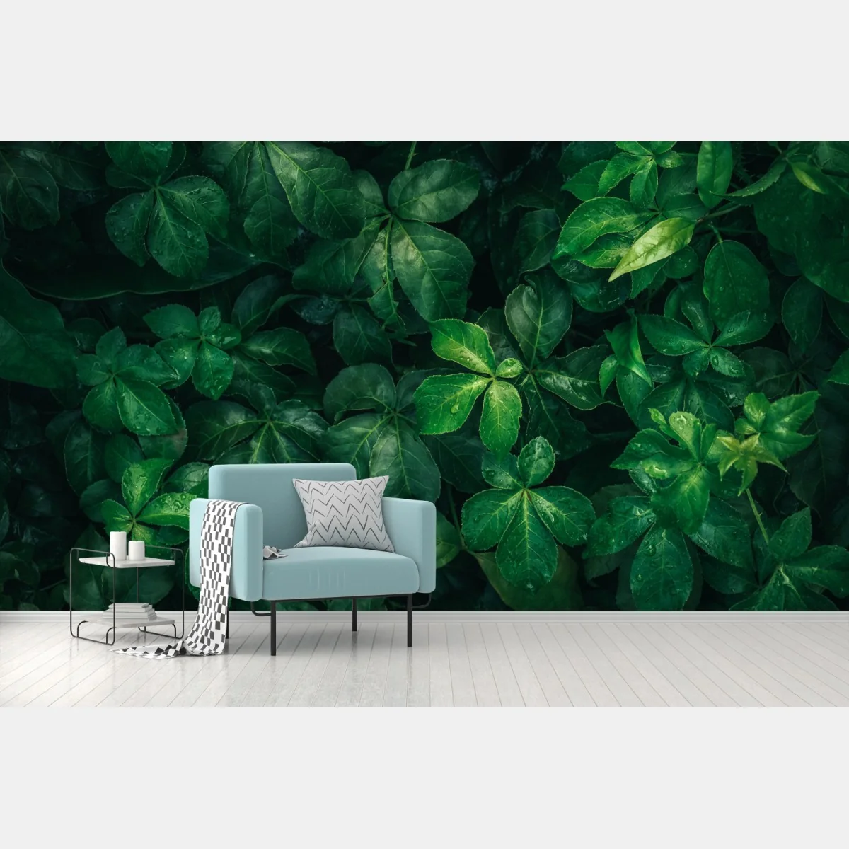 Fototapeta bujne tropikalne zielone liście – Wallissimo® Fototapeta bujne tropikalne zielone liście – Wallissimo®