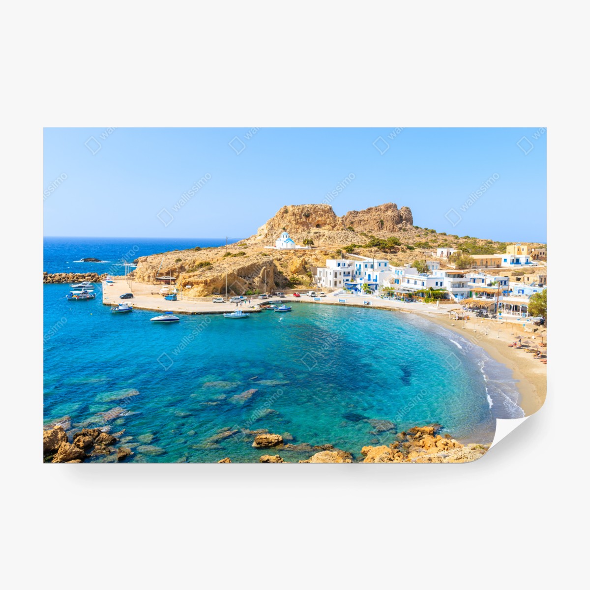 Fototapeta zatoka Finiki, Karpathos – Wallissimo® Fototapeta zatoka Finiki, Karpathos – Wallissimo®
