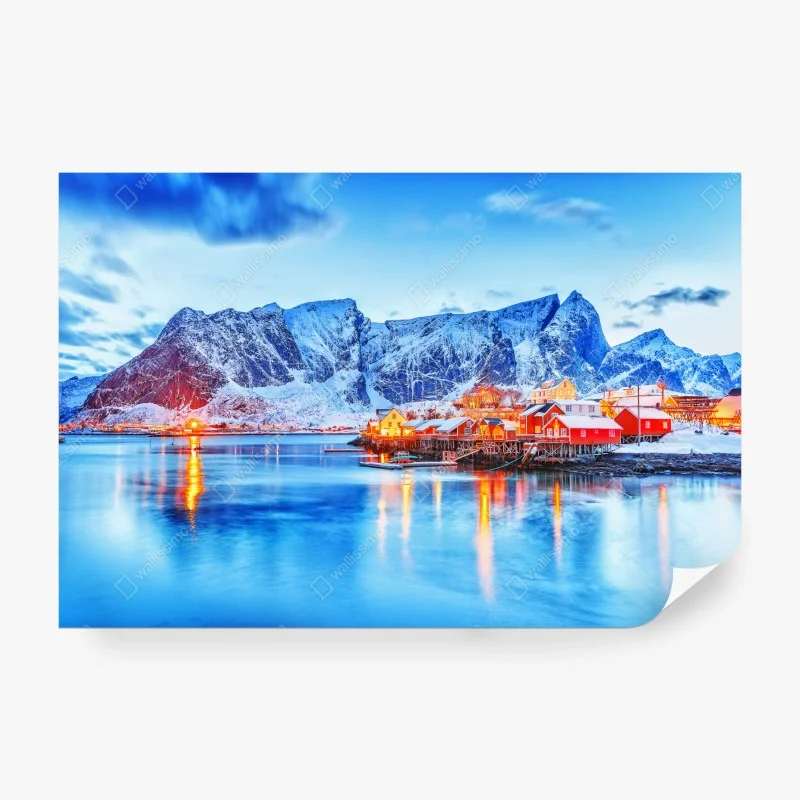 Fototapeta Santorini widok na morze z tarasu – Wallissimo®